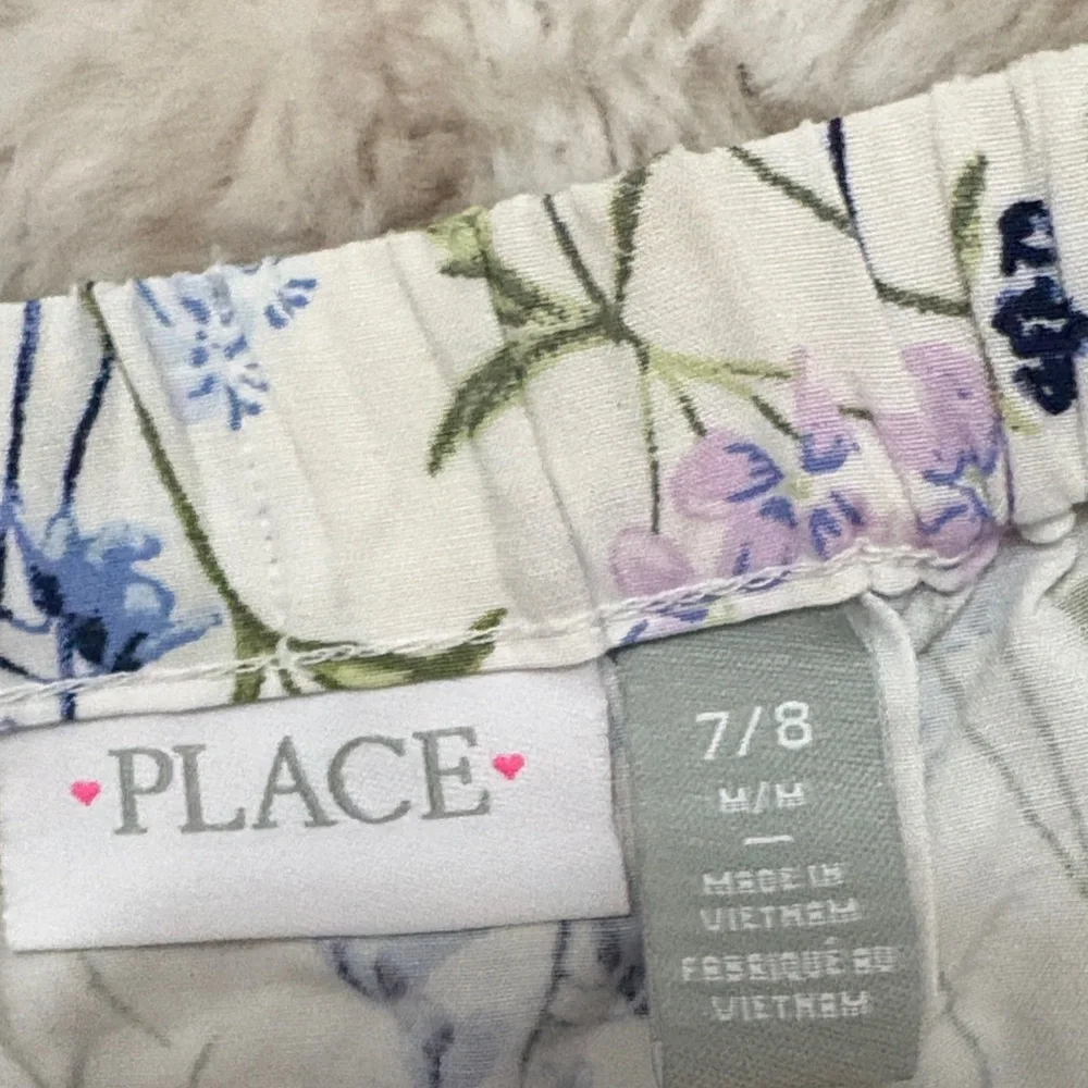 The Children's Place Floral Dress - Blue and White
